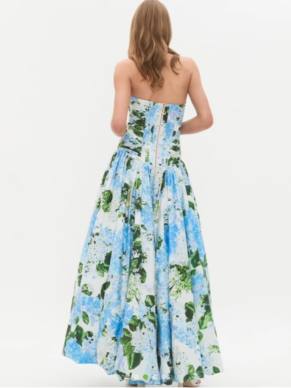 AJE Behold Strapless Floral Maxi Dress - Picture 3 of 11